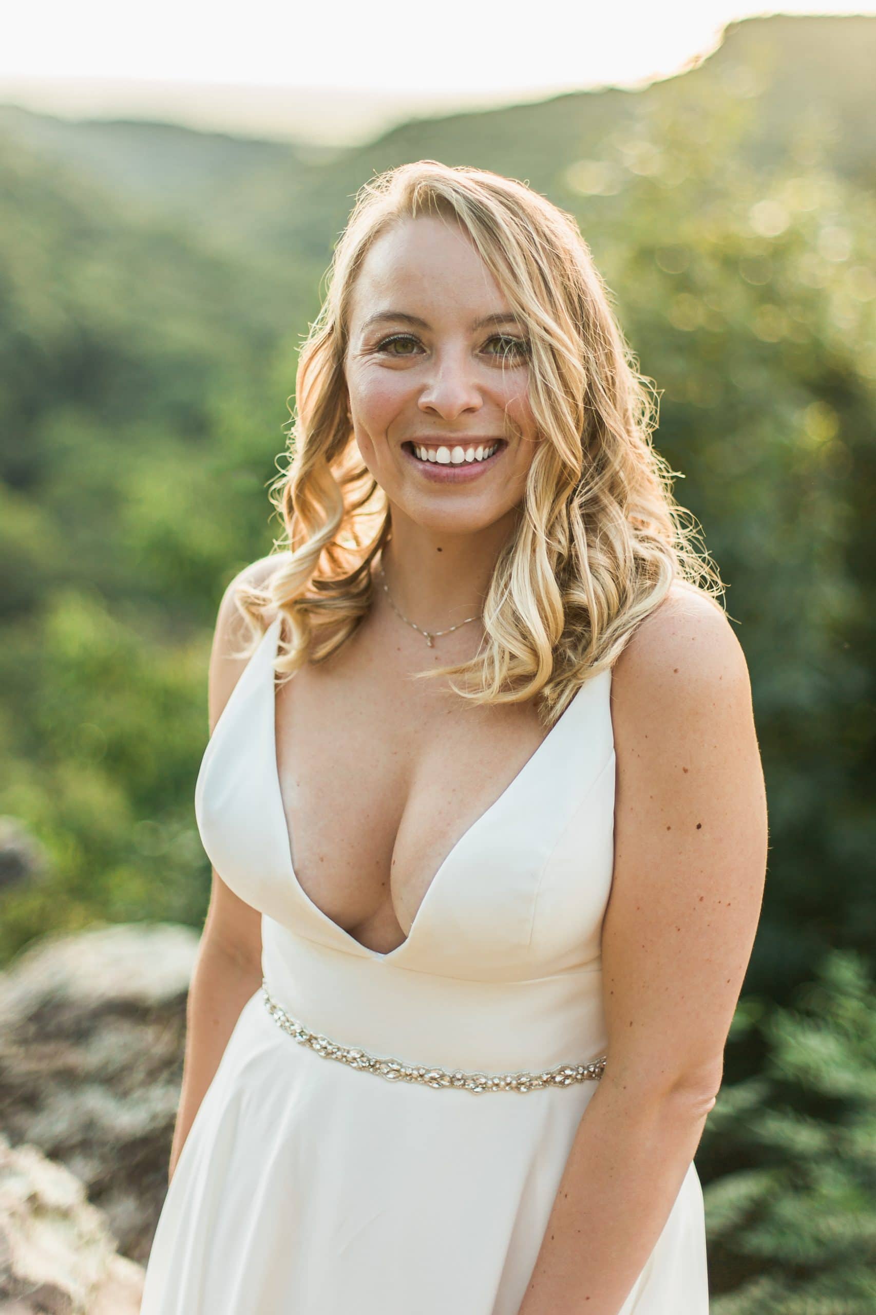 bride portrait at Petit Jean State Park