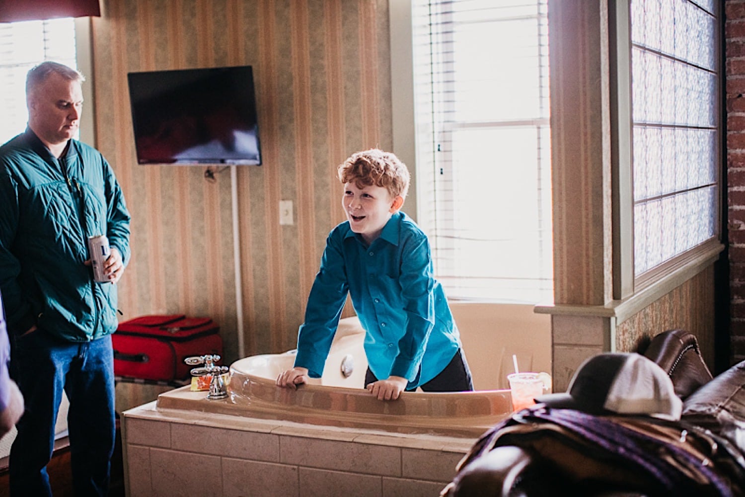 Junior Groomsman at Crescent Hotel groom’s quarters