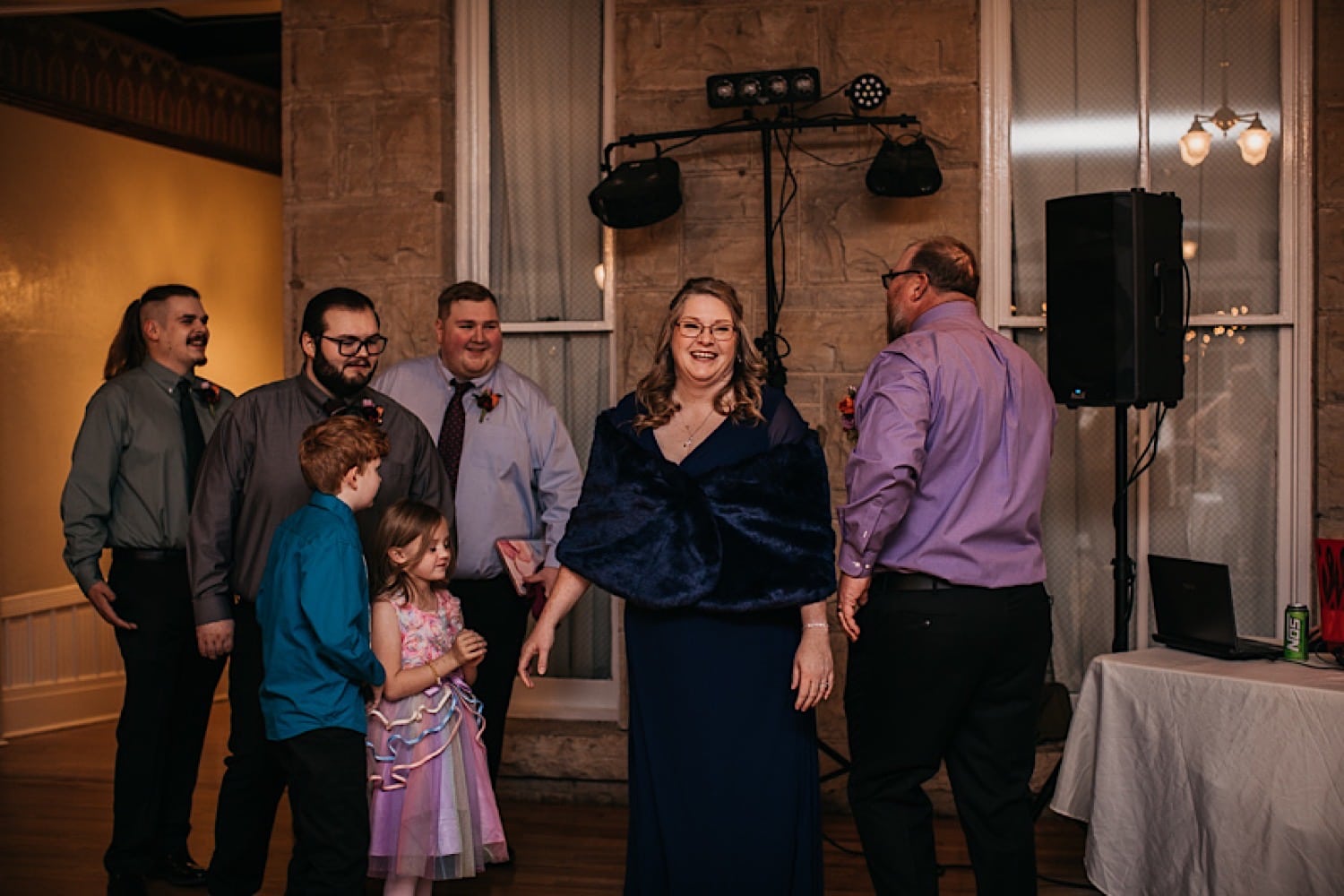 Bride and Groom dancing at Crescent Hotel Conservatory