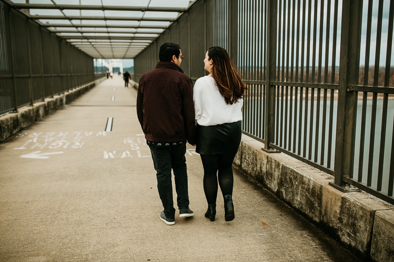 walking on the Big Dam Bridge