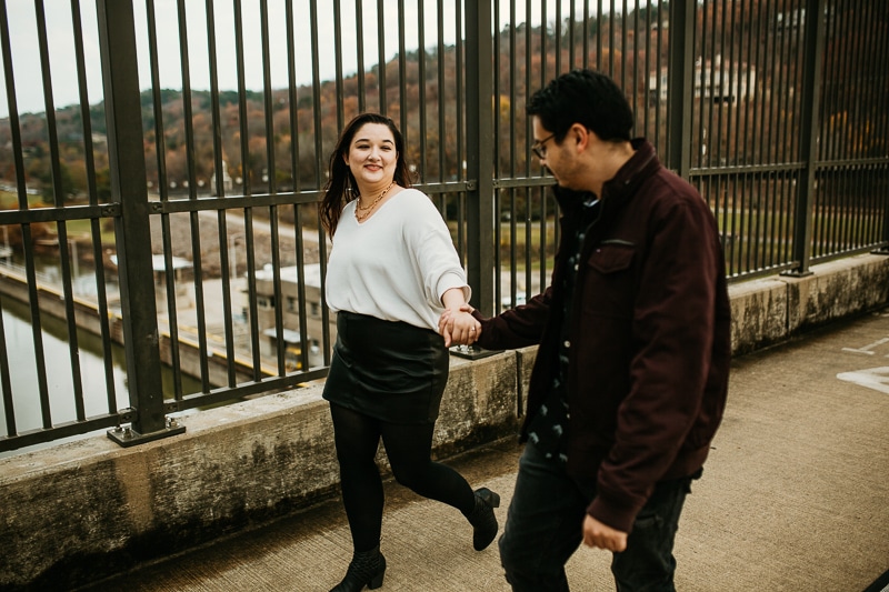 walking on the Big Dam Bridge