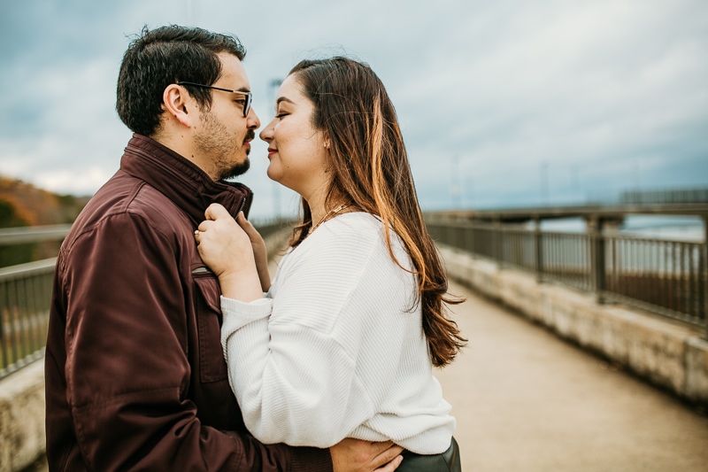 Couple on Big Dam Bridge