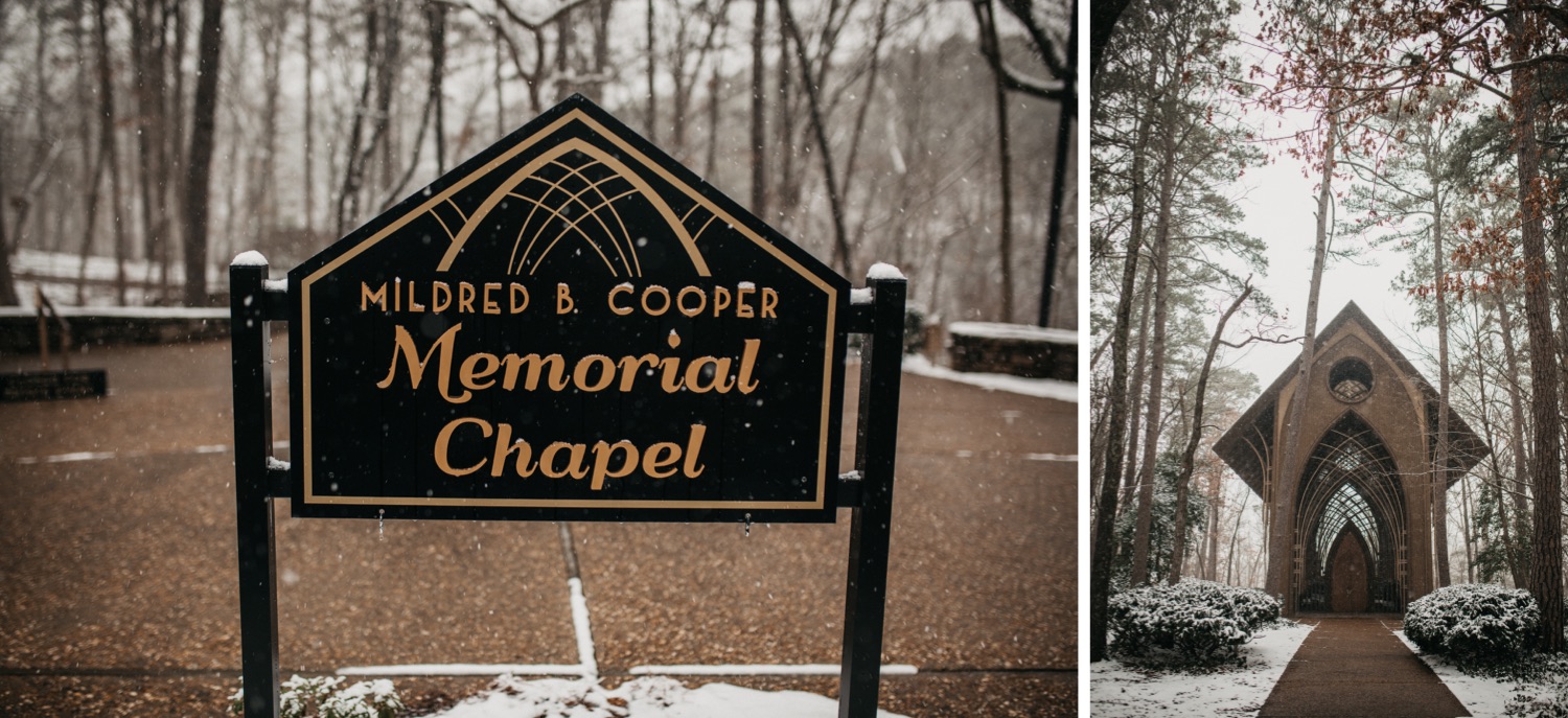 snow-at-mildred-b-cooper-chapel-wedding