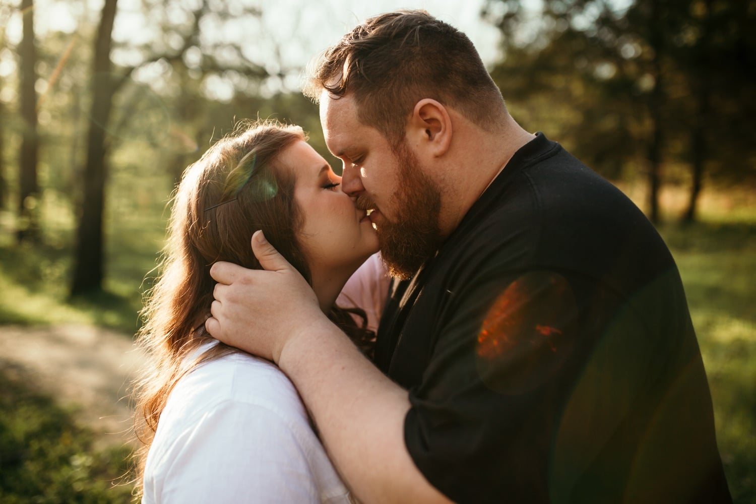 Tyler & Pennie Colorful Fall Engagement Sloans Lake Colorado